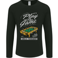 Foosball Play the Game Football Footy Mens Long Sleeve T-Shirt Black