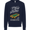 Foosball Play the Game Football Footy Mens Sweatshirt Jumper Navy Blue