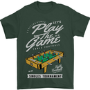 Foosball Play the Game Football Footy Mens T-Shirt Cotton Gildan Forest Green