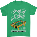 Foosball Play the Game Football Footy Mens T-Shirt Cotton Gildan Irish Green