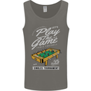 Foosball Play the Game Football Footy Mens Vest Tank Top Charcoal