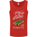 Foosball Play the Game Football Footy Mens Vest Tank Top Red