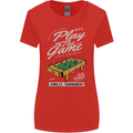 Foosball Play the Game Football Footy Womens Wider Cut T-Shirt Red