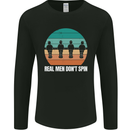 Foosball Table Football Real Men Don't Spin Mens Long Sleeve T-Shirt Black