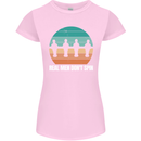 Foosball Table Football Real Men Don't Spin Womens Petite Cut T-Shirt Light Pink