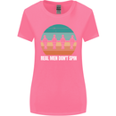 Foosball Table Football Real Men Don't Spin Womens Wider Cut T-Shirt Azalea