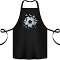 Football Smash Soccer Player Ball Cotton Apron 100% Organic Black