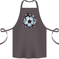 Football Smash Soccer Player Ball Cotton Apron 100% Organic Dark Grey