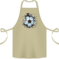 Football Smash Soccer Player Ball Cotton Apron 100% Organic Khaki