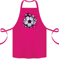Football Smash Soccer Player Ball Cotton Apron 100% Organic Pink