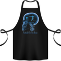 Football on the Brain Funny Footy Player Cotton Apron 100% Organic Black