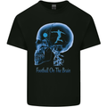 Football on the Brain Funny Footy Player Mens Cotton T-Shirt Tee Top Black
