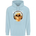 Forever Music Skull Rock Heavy Metal Punk Childrens Kids Hoodie Light Blue