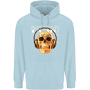 Forever Music Skull Rock Heavy Metal Punk Childrens Kids Hoodie Light Blue