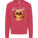Forever Music Skull Rock Heavy Metal Punk Kids Sweatshirt Jumper Heliconia
