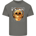 Forever Music Skull Rock Heavy Metal Punk Kids T-Shirt Childrens Charcoal