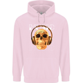 Forever Music Skull Rock Heavy Metal Punk Mens 80% Cotton Hoodie Light Pink