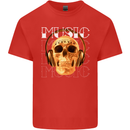 Forever Music Skull Rock Heavy Metal Punk Mens Cotton T-Shirt Tee Top Red