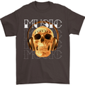 Forever Music Skull Rock Heavy Metal Punk Mens T-Shirt 100% Cotton Dark Chocolate