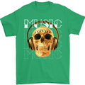 Forever Music Skull Rock Heavy Metal Punk Mens T-Shirt 100% Cotton Irish Green