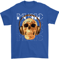 Forever Music Skull Rock Heavy Metal Punk Mens T-Shirt 100% Cotton Royal Blue