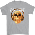 Forever Music Skull Rock Heavy Metal Punk Mens T-Shirt 100% Cotton Sports Grey