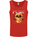 Forever Music Skull Rock Heavy Metal Punk Mens Vest Tank Top Red