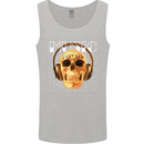 Forever Music Skull Rock Heavy Metal Punk Mens Vest Tank Top Sports Grey