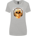 Forever Music Skull Rock Heavy Metal Punk Womens Wider Cut T-Shirt Sports Grey