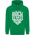 Forever Rock and Roll Guitar Music Childrens Kids Hoodie Irish Green