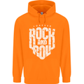 Forever Rock and Roll Guitar Music Childrens Kids Hoodie Orange