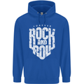 Forever Rock and Roll Guitar Music Childrens Kids Hoodie Royal Blue