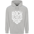 Forever Rock and Roll Guitar Music Childrens Kids Hoodie Sports Grey