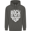 Forever Rock and Roll Guitar Music Childrens Kids Hoodie Storm Grey