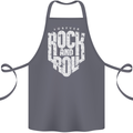 Forever Rock and Roll Guitar Music Cotton Apron 100% Organic Steel