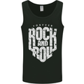 Forever Rock and Roll Guitar Music Mens Vest Tank Top Black