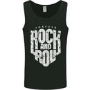 Forever Rock and Roll Guitar Music Mens Vest Tank Top Black