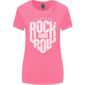 Forever Rock and Roll Guitar Music Womens Wider Cut T-Shirt Azalea