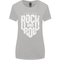 Forever Rock and Roll Guitar Music Womens Wider Cut T-Shirt Sports Grey