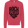 Forever Rock and Roll Music Kids Sweatshirt Jumper Heliconia