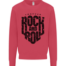 Forever Rock and Roll Music Kids Sweatshirt Jumper Heliconia