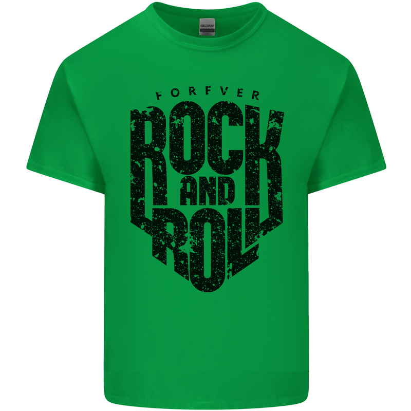 Forever Rock and Roll Music Kids T-Shirt Childrens Irish Green