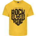 Forever Rock and Roll Music Kids T-Shirt Childrens Yellow
