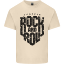 Forever Rock and Roll Music Mens Cotton T-Shirt Tee Top Natural