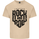 Forever Rock and Roll Music Mens Cotton T-Shirt Tee Top Sand