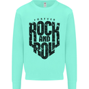 Forever Rock and Roll Music Mens Sweatshirt Jumper Peppermint