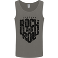 Forever Rock and Roll Music Mens Vest Tank Top Charcoal