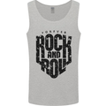 Forever Rock and Roll Music Mens Vest Tank Top Sports Grey