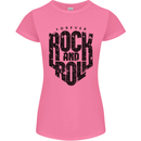 Forever Rock and Roll Music Womens Petite Cut T-Shirt Azalea