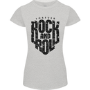 Forever Rock and Roll Music Womens Petite Cut T-Shirt Sports Grey